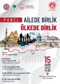 Ailede Birlik Ülkede Dirlik